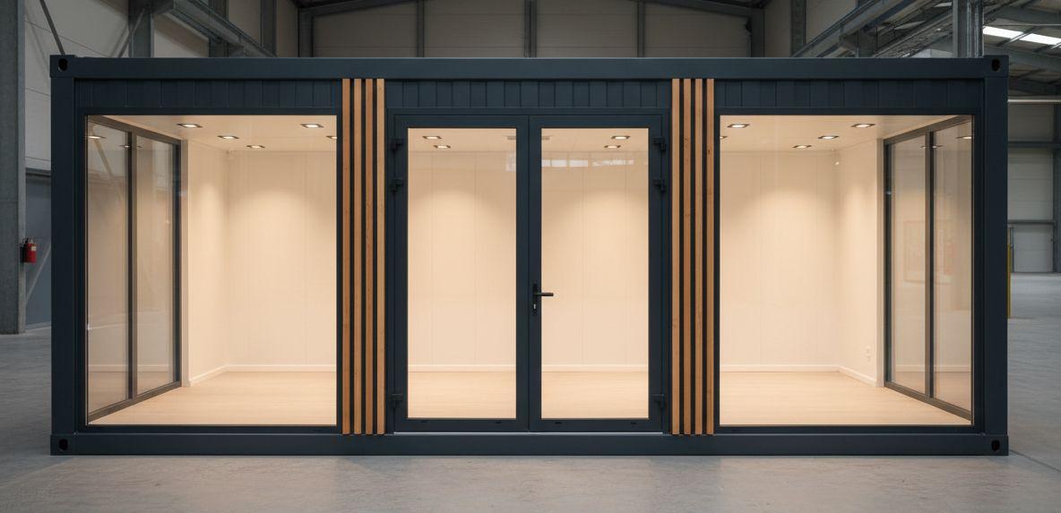 Gewerbecontainer mit Glasfront | EX-105
